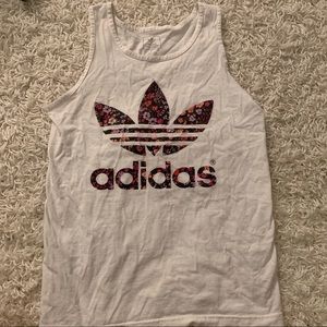 Adidas Logo Floral Tank